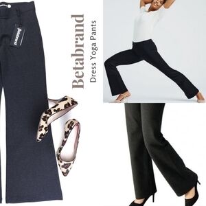 New Charcoal Black Dress Yoga Pants Sz Xs